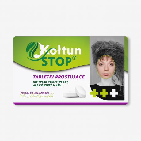 Zestaw cukierk�w mi�towych z etykiet� do personalizacji KO�TUN �mieszny prezent dla w�osomaniaczki cukierki mi�towe