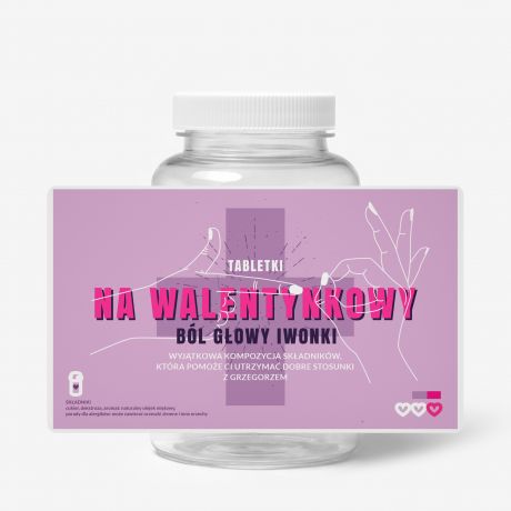 Personalizowany pojemnik na cukierki PREZENT NA WALENTYNKI upominek na walentynki prezent dla ukochanej