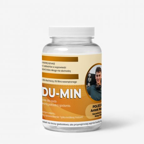 Personalizowany pojemnik na mi�t�wki PREZENT DLA GADU�Y prezent ze zdj�ciem prezent dla przyjaciela