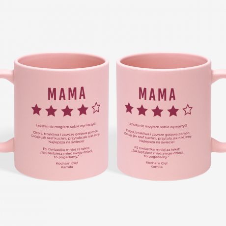 Rowy KUBEK DLA MAMY z personalizacj personalizowany kubek prezent dla mamy kubek z nadrukiem