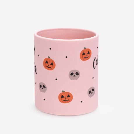Personalizowany r�owy KUBEK HALLOWEENOWY