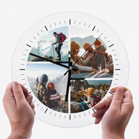 Personalizowany zegar na prezent KOLA ZDJ