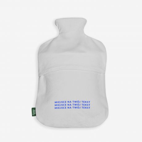 Personalizowany termofor na wod TWJ TEKST termofor na prezent prezent dla niej prezent dla niego