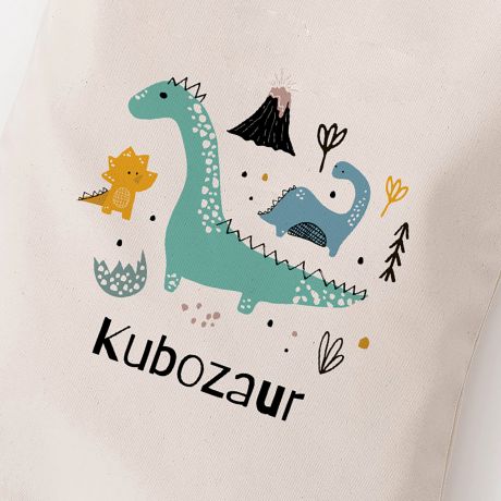 Personalizowany worek do przedszkola DINOZAURY