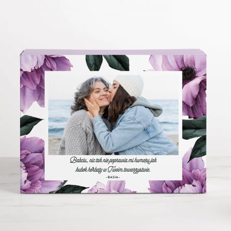 Personalizowany zestaw DLA BABCI herbata z kubeczkami