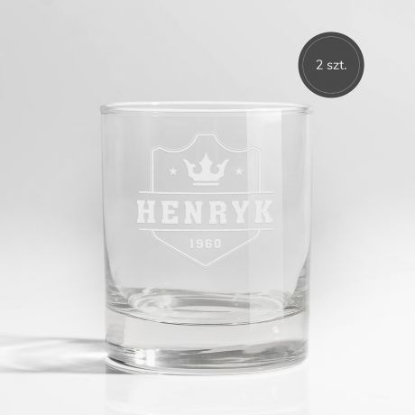 Jack Daniel's ze szklankami ZESTAW URODZINOWY DLA MʯCZYZNY