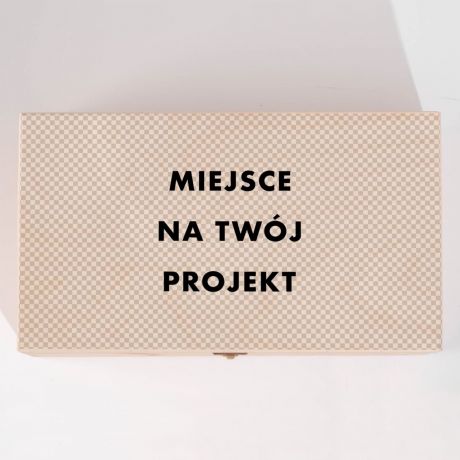 Personalizowany ZESTAW NARZ�DZI OGRODOWYCH w drewnianej skrzynce