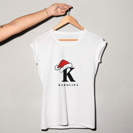 Personalizowana koszulka witeczna damska - XL