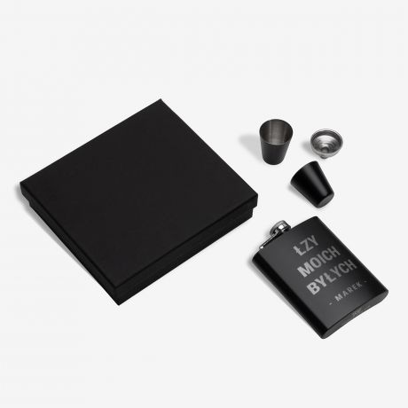 Piersi�wka z kieliszkami �ZY MOICH BY�YCH prezent dla m�czyzny