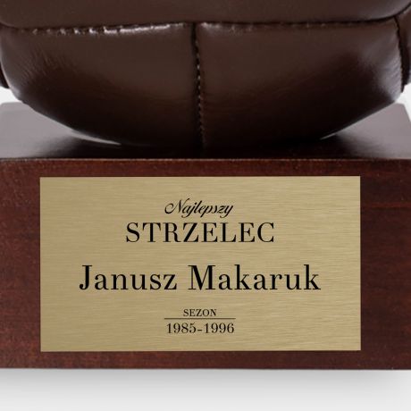 Pika skrzana retro NAJLEPSZY STRZELEC statuetka pikarska prezent dla pikarza