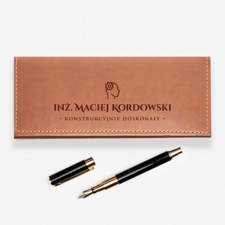 Eleganckie piro w  grawerowanym etui PREZENT DLA INYNIERA