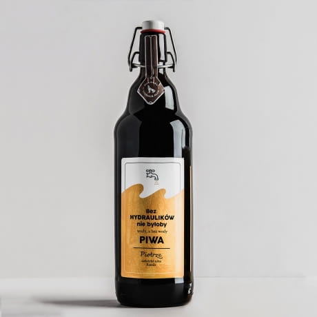 Personalizowane piwo PREZENT DLA HYDRAULIKA 1 litr