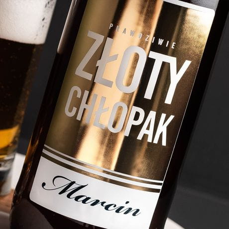 Piwo na Dzie Chopaka litrowe ZOTY CHOPAK prezent DLA CHOPAKA prezent na Dzie Chopaka