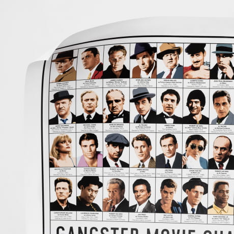 Plakat filmowy GANGSTER MOVIE CHARACTERS 50 x 70 cm prezent dla kinomaniaka