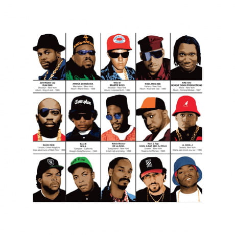 Plakat rap LEGENDARNI RAPERZY 50 x 70cm