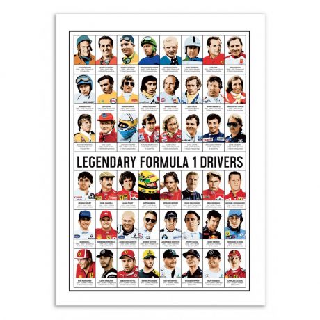 Plakat LEGENDY F1  - 30x40 cm 