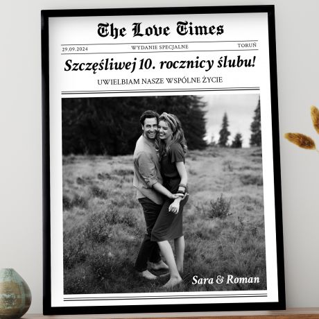Plakat na rocznic lubu THE LOVE TIME