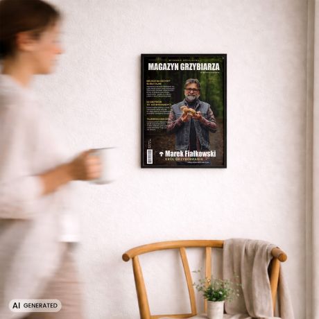Plakat personalizowany MAGAZYN GRZYBIARZA prezent dla grzybiarza prezent dla m�czyzny