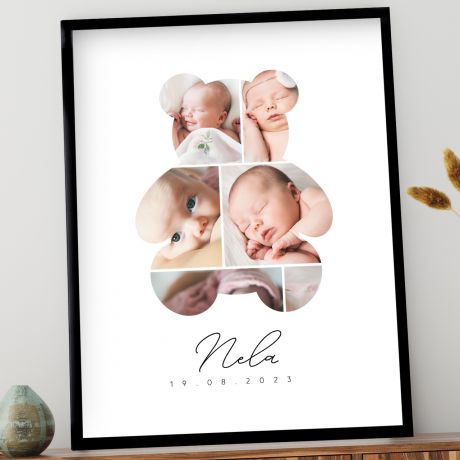 Personalizowany plakat MI prezent na narodziny dziecka