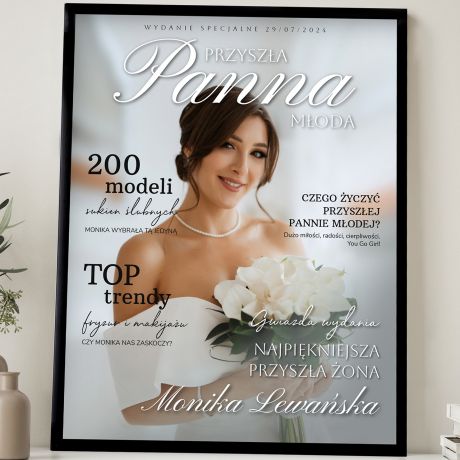 Personalizowany plakat dla kobiety PRZYSZA PANNA MODA