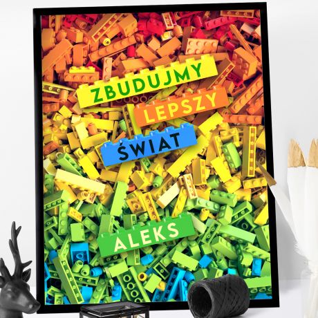Prezent dla fana KLOCKW plakat personalizowany