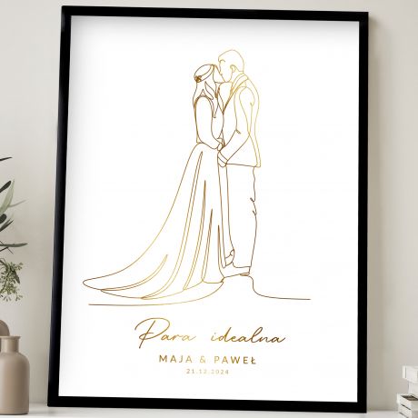 Plakat lubny ze zoceniem PARA IDEALNA