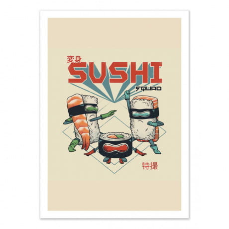 Plakat SUSHI Vincent Trinidad 50x70cm