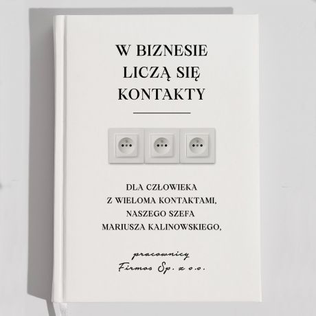 Planner biznesowy dla szefa LICZ SI KONTAKTY biay