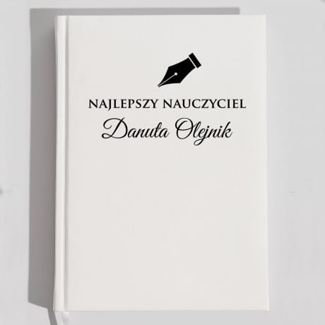 Planer nauczyciela PREZENT NA DZIE NAUCZYCIELA biay