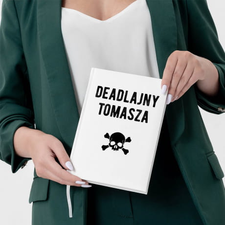 Planner bez dat biay DEADLAJN prezent dla kolegi z pracy
