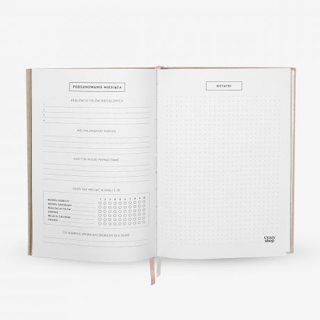 Planner bez dat CZASOOGARNIACZ prezent dla kobiety