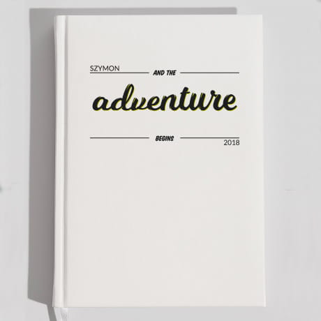 Planner ksikowy biay ADVENTURE pomys na prezent dla podrnika