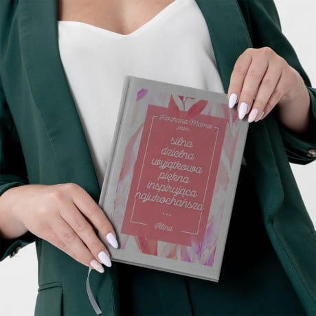 Planner ksikowy KOCHANA MAMO szary