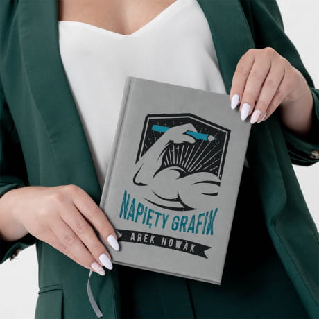 Planner ksikowy PREZENT DLA GRAFIKA szary