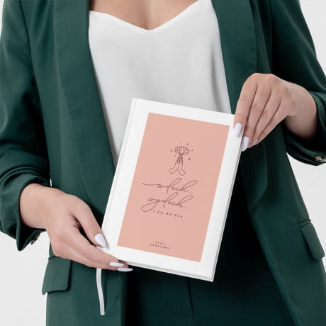 Planner ksikowy PREZENT DLA MIONICZKI JOGI biay