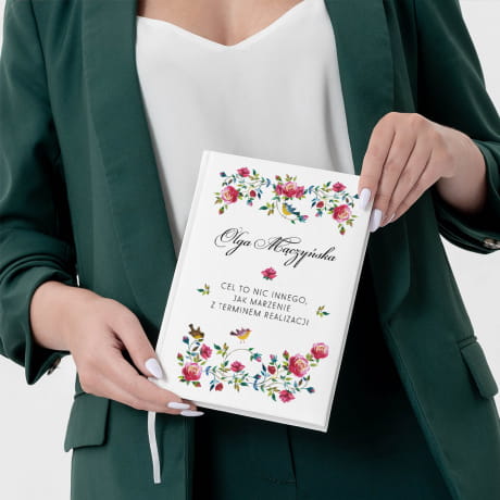 Planner ksikowy PREZENT URODZINOWY biay