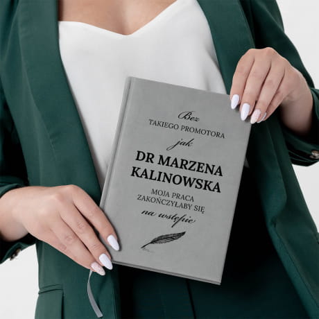Planner dla promotora PODZIKOWANIE DLA PROMOTORA prezent dla promotora