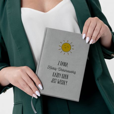 Planner ksikowy szary PREZENT DLA PRZEDSZKOLANKI