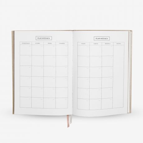 Planner na prezent dla po�o�nej CZASAMI MYL� MNIE Z BOCIANEM