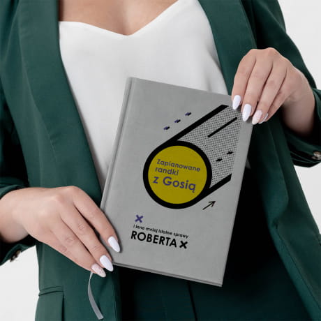 Planner personalizowany szary PREZENT NA DZIE CHOPAKA dla chopaka