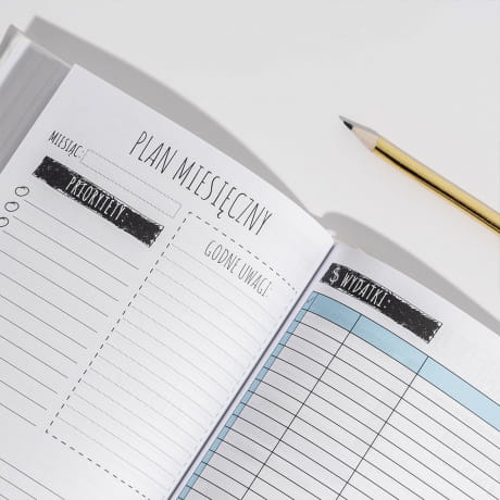 Planner POZYTYWNEGO MYLENIA upominek dla przyjaciki