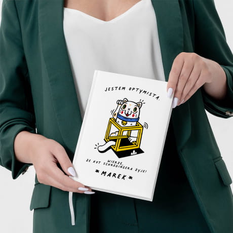 Planner ksikowy PREZENT DLA FIZYKA biay