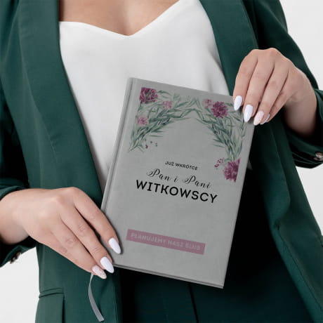 Planner lubny szary PREZENT NA WIECZR PANIESKI