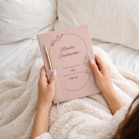 Personalizowany planner z d�ugopisem �WIETNY NAUCZYCIEL prezent na dla nauczycielki planner personalizowany