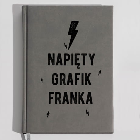 Planner szary NAPITY GRAFIK prezent dla elektryka