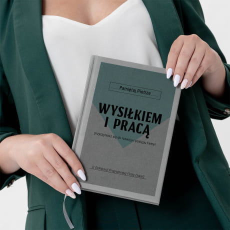 Planner WYSIKIEM I PRAC prezent w stylu prl