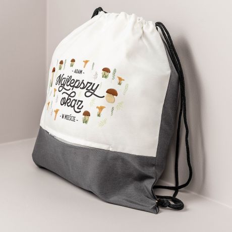 Personalizowany plecak grzybiarza NAJLEPSZY OKAZ