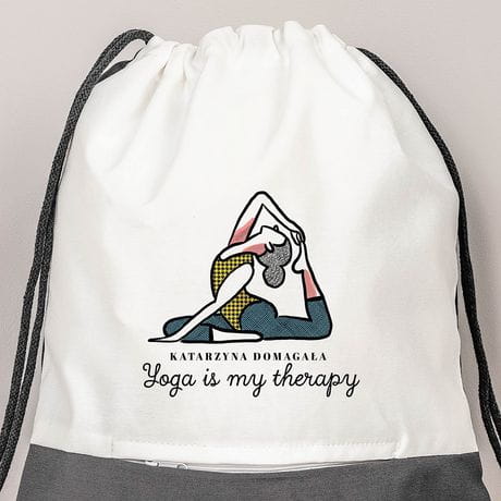 Plecak worek YOGA prezent dla joginki
