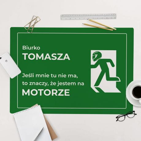 Podkadka na biurko PREZENT DLA MOTOCYKLISTY