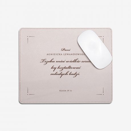 Personalizowana podkadka na mysz beowa PRAKTYCZNY PREZENT DLA NAUCZYCIELA prezent na Dzie Nauczyciela